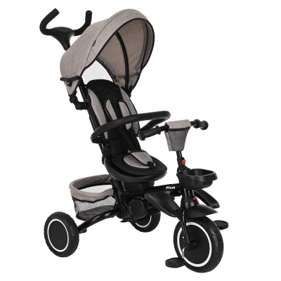 Велосипед трехколесный PITUSO Elite Plus Beige/Бежевый, 10"/8"