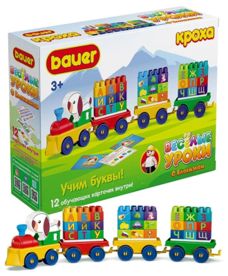 Конструктор Bauer 893 Весёлые уроки "Учим буквы"