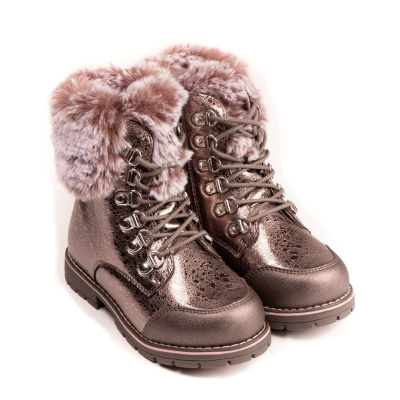 Ботинки для девочки Kapika бронза