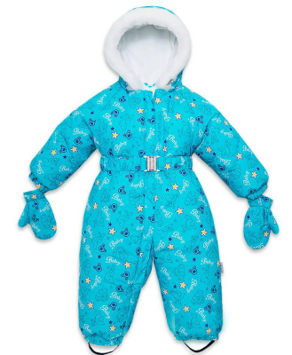 Комбинезон для мальчика Мишутка бирюзовый