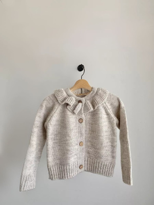 Кардиган с рюшкой MIMILASHIK бежевый