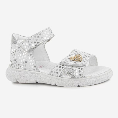 Босоножки для девочки Kapika серебряный