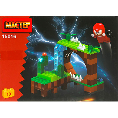 Конструктор супер-ёжик (красный), 101 дет. МАСТЕР