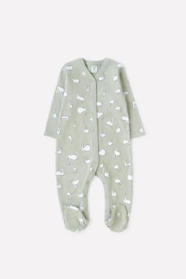 Комбинезон Crockid темно-оливковый смешные зайки