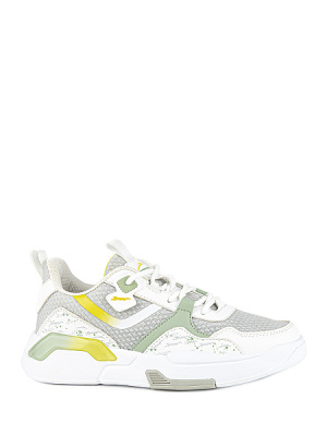 Кроссовки для девочки Kapika белый-серый