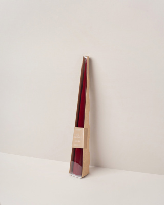 Свеча коническая ALDE CANDLES 47см Оттенок №25 бордовый 1шт/уп