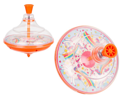 Юла прозрачная Elefantino Единорожки