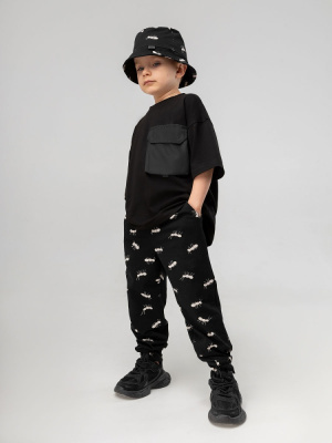 Брюки Bodo черный/экрю