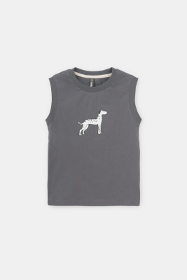 Майка для мальчика Crockid серая дымка к384