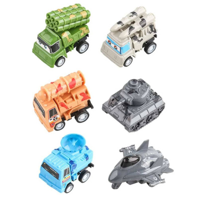 Набор машинок Bebelot Пуллбэк Военный транспорт