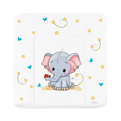 Накладка на комод ГЛОБЭКС ЛЮКС Слон Звезды 820*720 уп 10 шт