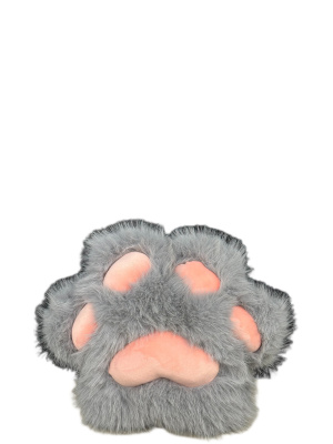 Лапка пушистая 45 см серая