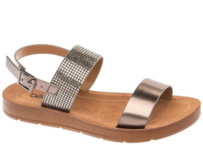 Босоножки для девочки BETSY темно-серебряный