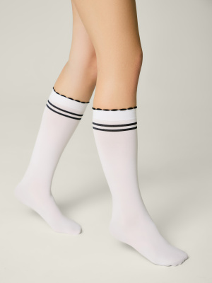 Гольфы Conte Lucky белый