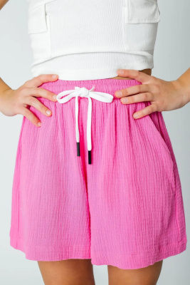 Шорты для девочки Deloras розовый