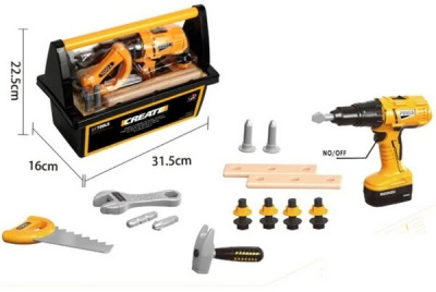 Набор "Инструменты", в чемоданчике 31,5*22,5*16 см