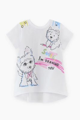 Футболка с коротким рукавом для девочки Bell Bimbo белый