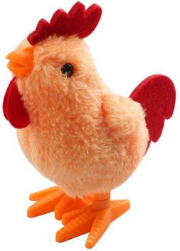 Курица заводная, размер: 4,5*11*12 см