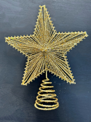 Звезда большая золото