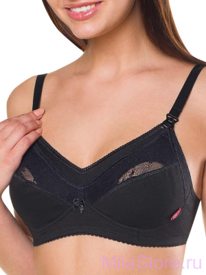 Бюстгалтер послеродовой (85-B) черный