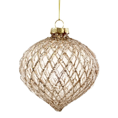 Украшение новогоднее Капля L9 W9 H10 см