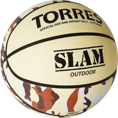 Мяч баскетбольный TORRES SLAM, р.7 B02067,