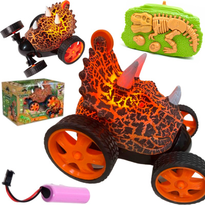 Машина на р/у NY807-A перевертыш динозавр в кор.