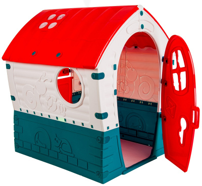 Игровой домик PALPLAY Лилипут Красный/Морской/Белый/Twilight,95*90*110h (уп/1шт)