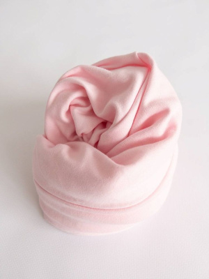 Простыня трикотажная на резинке для детской кроватки "однотон", цвет розовый 9006/2п