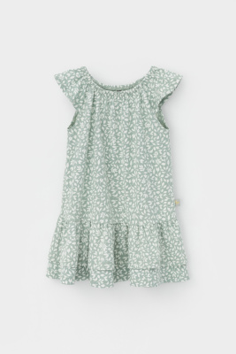 Платье Crockid холодная мята листья к475