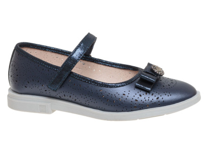 Туфли для девочки Сказка темно-синий