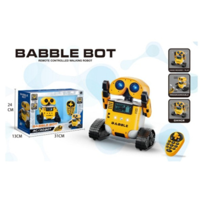 Робот на пульте р/у, танцует, световые и звуковые эффекты, в/к 31*13*24 см