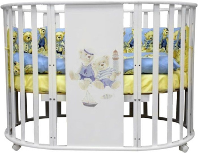 Кроватка детская "Морячки" Gio 9в 1 INCANTO