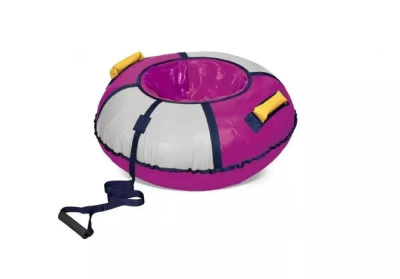 Тюбинг для катания 85см ТБ1К-85/БСР2 баклажановый серебро