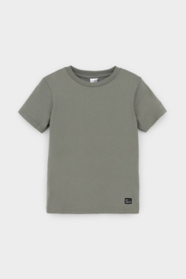 Футболка с коротким рукавом для мальчика Crockid зеленый чай