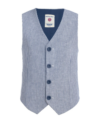 Жилет для мальчиков Button Blue
