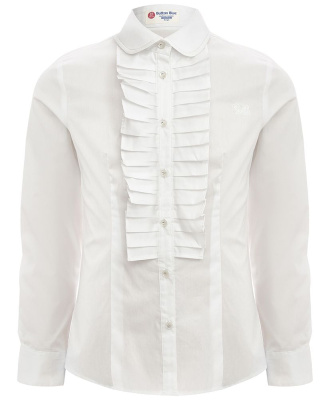 Блузка школьная Button Blue