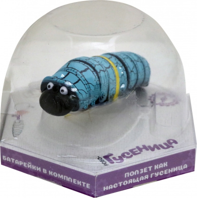 Робо-Гусеница 1TOY голубая
