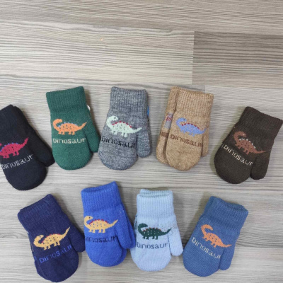 Варежки Мария динозаврики