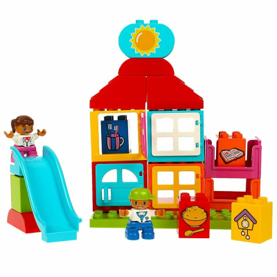 Конструктор большие кубики: домик 25 дет. Город мастеров 