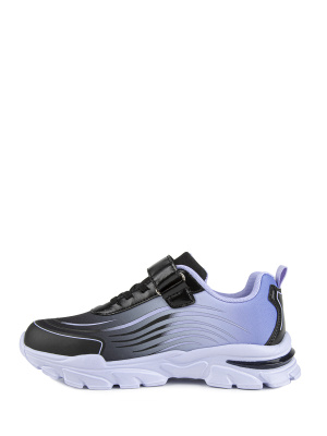 Кроссовки для девочки Kapika черный-сиреневый