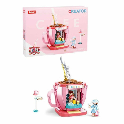 Конструктор Sluban серия Мини-кафе Кофейня 268 деталей