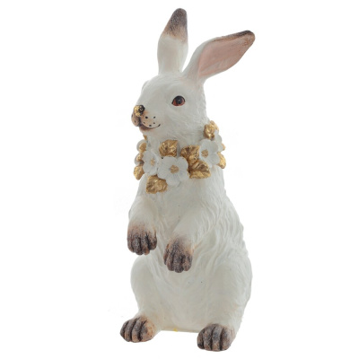 Фигурка декоративная Заяц L7 W7 H19 см