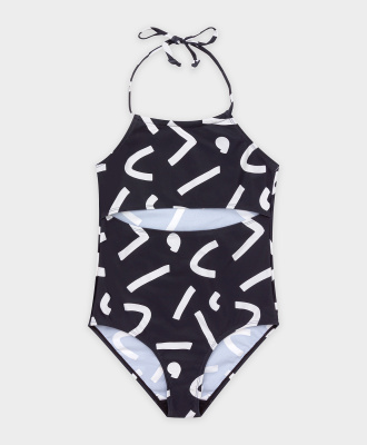 Купальник слитный для девочки Button Blue