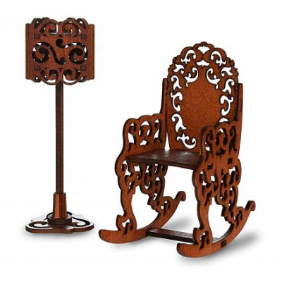 Качалка и торшер