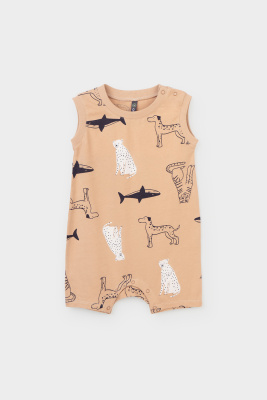 Полукомбинезон Crockid итальянский песок мир животных к382