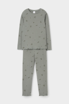 Пижама Crockid зеленый чай клевер