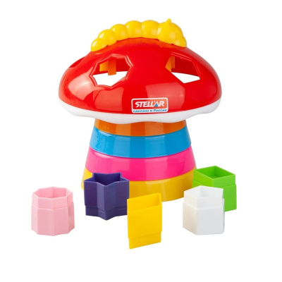 Логическая  пирамидка Гриб