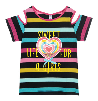 Футболка с коротким рукавом для девочки PlayToday