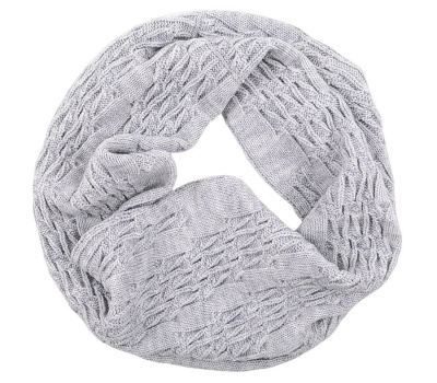 Шарф-снуд для девочки Crockid светло-серый